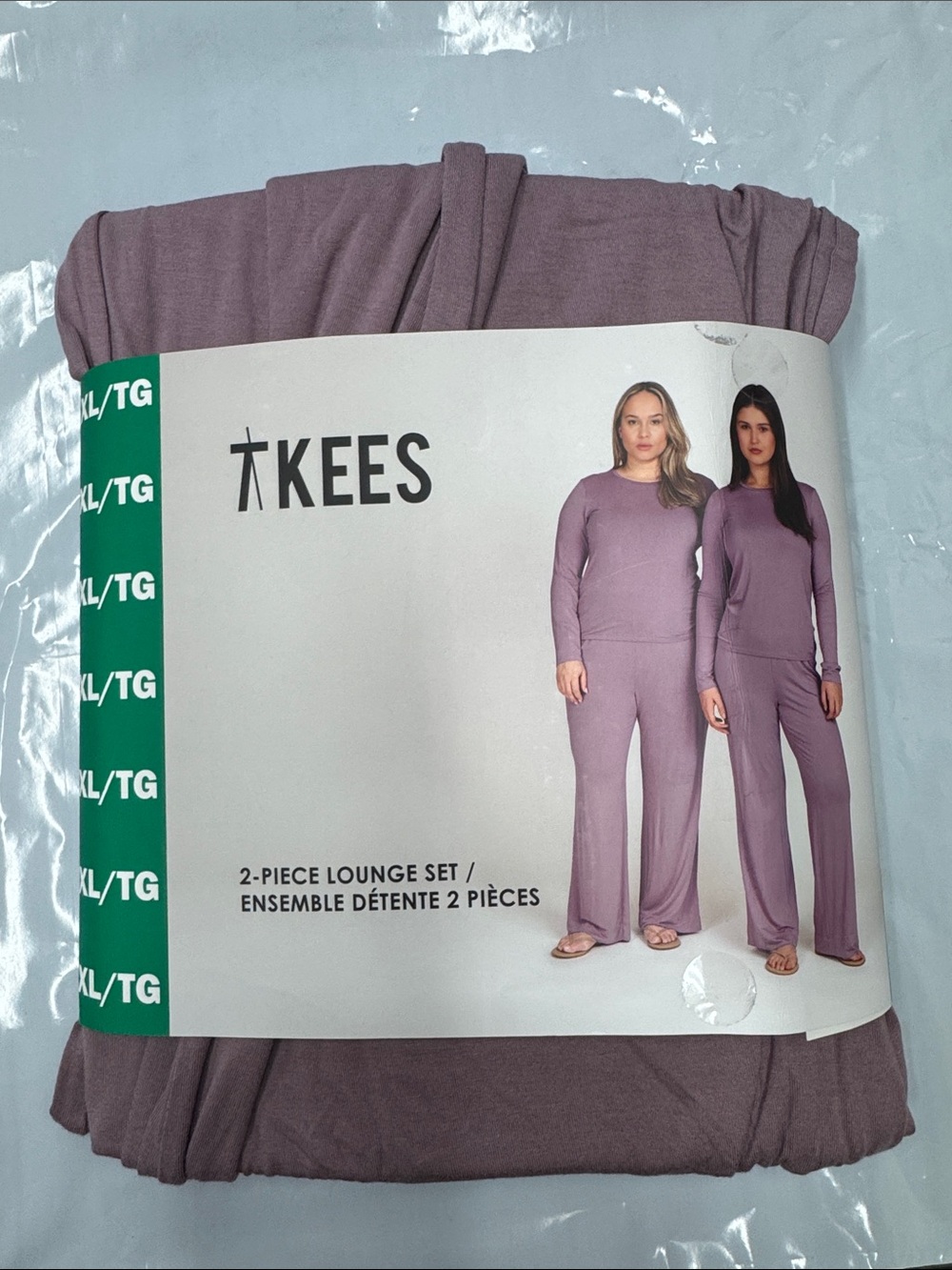 TKEES Dusty Mauve 2-Piece Lounge Set